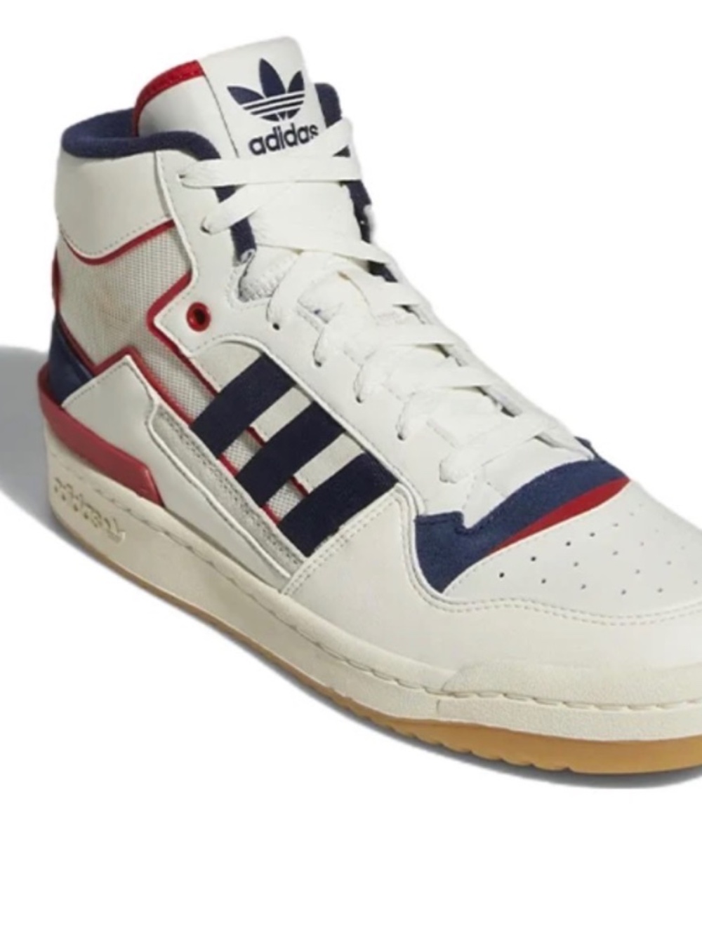 Forum Exhibit Mid 'Inside Out - White Navy Scarlet